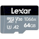 Карта пам\'яті LEXAR microSDXC Professional 1066x 64GB UHS-I U3 V30 A2 Class 10 + SD-adapter (LMS1066064G-BNANG)