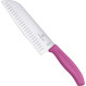 Ніж кухонний VICTORINOX SwissClassic Santoku Pink 170мм (6.8526.17L5B)