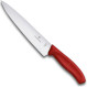 Ніж кухонний для оброблення VICTORINOX SwissClassic Carving Red 190мм (6.8001.19B)