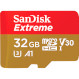 Карта пам\'яті SANDISK microSDHC Extreme for Mobile Gaming 32GB UHS-I U3 V30 A1 Class 10 (SDSQXAF-032G-GN6GN)