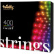 Smart LED гирлянда TWINKLY Strings RGB 400 Gen II Multicolor Edition IP44 Black Cable (TWS400STP-BEU)