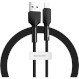 Кабель BASEUS Silica Gel Cable USB for Lightning 1м Black (CALGJ-01)