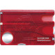 Мультитул VICTORINOX Swisscard Nailcare Red Transparent (0.7240.T)