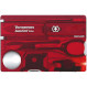Мультитул VICTORINOX Swisscard Lite Red Transparent (0.7300.T)