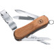 Швейцарский нож VICTORINOX Delemont Nail Clip 580 Wood (0.6461.63)