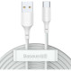 Комплект из 2 кабелей BASEUS Simple Wisdom Data Cable Kit for Type-C 40W 1.5м White (TZCATZJ-02)