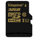 Карта пам\'яті KINGSTON microSDHC 32GB UHS-I Class 10 (SDCA10/32GBSP)