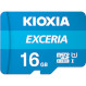 Карта пам\'яті KIOXIA (Toshiba) microSDHC Exceria 16GB UHS-I Class 10 + SD-adapter (LMEX1L016GG2)