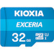 Карта пам\'яті KIOXIA (Toshiba) microSDHC Exceria 32GB UHS-I Class 10 + SD-adapter (LMEX1L032GG2)