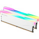 Модуль пам\'яті EXCELERAM RGB X2 White DDR4 3600MHz 16GB Kit 2x8GB (ERX2W416369AD)