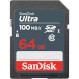 Карта памяти SANDISK SDXC Ultra 64GB UHS-I Class 10 (SDSDUNR-064G-GN3IN)