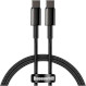 Кабель BASEUS Tungsten Gold Series Fast Charging Data Cable Type-C 100W 1м Black (CATWJ-01)