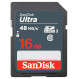 Карта пам\'яті SANDISK SDHC Ultra 16GB UHS-I Class 10 (SDSDUNB-016G-GN3IN)