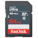 Карта памяти SANDISK SDXC Ultra 64GB UHS-I Class 10 (SDSDUNB-064G-GN3IN)