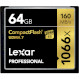 Карта пам\'яті LEXAR CompactFlash Professional 1066x 64GB VPG-65 1066x (LCF64GCRB1066)