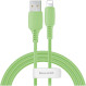 Кабель BASEUS Colourful Cable USB to Lightning 2.4A 1.2м Green (CALDC-06)