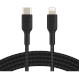 Кабель BELKIN Boost Up Charge Braided USB-C to Lightning 2м Black (CAA004BT2MBK)