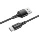 Кабель BOROFONE BX54 Ultra Bright USB-C 1м Black