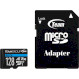 Карта пам\'яті TEAM microSDXC Elite 128GB UHS-I U3 V30 A1 Class 10 + SD-adapter (TEAUSDX128GIV30A103)