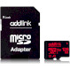 Карта памяти ADDLINK microSDXC Professional 128GB UHS-I U3 V30 A1 Class 10 + SD-adapter (AD128GBMSXU3A)