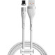 Кабель BASEUS Zinc Magnetic Safe Fast Charging Data Cable USB for Lightning 1м White (CALXC-K02)