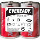 Батарейка EVEREADY Heavy Duty D 2шт/уп