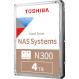 Жёсткий диск 3.5" TOSHIBA N300 4TB SATA/256MB (HDWG440UZSVA)