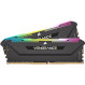 Модуль памяти CORSAIR Vengeance RGB Pro SL Black DDR4 3200MHz 16GB Kit 2x8GB (CMH16GX4M2E3200C16)