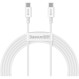 Кабель BASEUS Superior Series Fast Charging Data Cable Type-C to Type-C 100W 2м White (CATYS-C02)