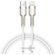 Кабель BASEUS Cafule Metal Data Cable Type-C to Lightning PD 20W 1м White (CATLJK-A02)