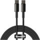 Кабель BASEUS Tungsten Gold Series Fast Charging Data Cable Type-C 100W 2м Black (CATWJ-A01)