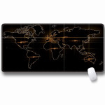 Коврик для мыши VOLTRONIC Карта Мира 300x700 Black/Orange (SJDT-24)