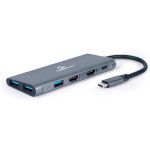 Порт-реплікатор CABLEXPERT 3-in-1 USB-C to HDMI/USB 3.0/PD (A-CM-COMBO3-01)