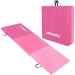Складной гимнастический мат SPRINGOS FA0140 Pink