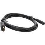 Кабель-подовжувач VEGGIEG HDMI v2.0 1м Black (HF-1)