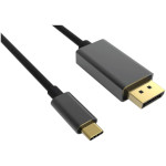 Кабель VIEWCON USB-C - DisplayPort 1.5м Black (TE392)