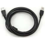 Кабель-удлинитель RITAR USB 2.0 AM/AF, 1 феррит 1м Black
