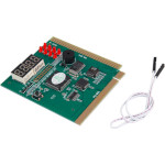 Плата-тестер для диагностики материнских плат VOLTRONIC PCI-port LCD (YT-BTD/PCI)