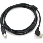 Кабель RITAR USB 2.0 AM/BM, угловой, 1.5м Black