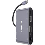 Порт-реплікатор CANYON DS-14 USB-C Multiport Hub 8-in-1 (CNS-TDS14)