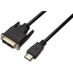 Кабель PROLOGIX HDMI - DVI v1.3 3м Black (PR-HDMI-DVI-P-01-30-3M)