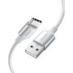 Кабель UGREEN US288 USB-A to Type-C QC3.0 18W 0.25м White (60129)