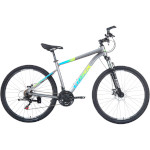 Велосипед гірський TRINX Majestic M116 Elite 27.5" рама-20" Gray/Blue/Yellow 2022