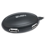 USB хаб SVEN HB-401 Black (07700010)