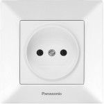 Розетка электрическая PANASONIC Arkedia Slim 2P Complete White (WNTC03012WH-UA)
