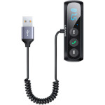 Bluetooth аудіо адаптер USAMS US-SJ503 Car Digital Display FM Wireless Audio Receiver (SJ503JSQ01)