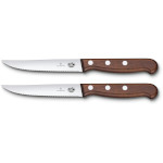 Набір кухонних ножів VICTORINOX Wood Steak Knife Set 2пр (5.1230.12G)