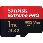 Карта пам'яті SANDISK microSDXC Extreme Pro 1TB UHS-I U3 V30 A2 Class 10 + SD-adapter (SDSQXCD-1T00-GN6MA)