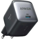 Зарядний пристрій ANKER PowerPort 715 Nano II GaN 65W 1xUSB-C, PIQ3.0 Black (A2663G11)