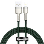 Кабель BASEUS Cafule Metal Data Cable USB for Lightning 2м Green (CALJK-B06)